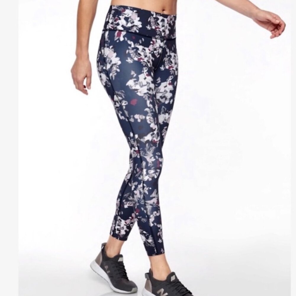 ATHLETA‎ Women's EUC Challenge Bloom 7/8 Tight Legging | Size L